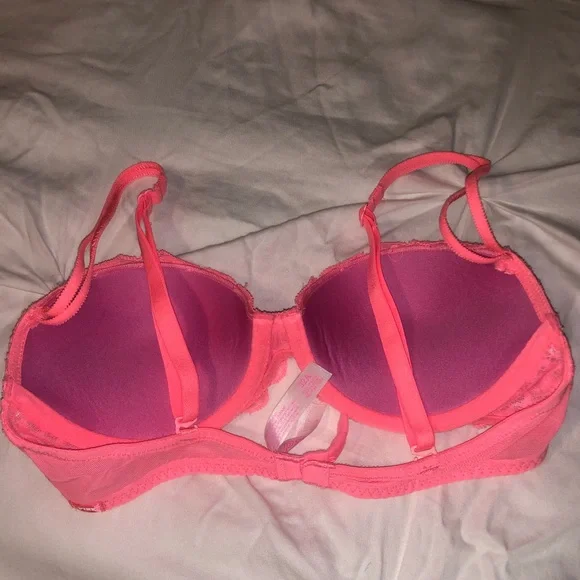 Hot pink Victoria’s Secret (Pink) push up bra, 32A - Picture 2 of 5